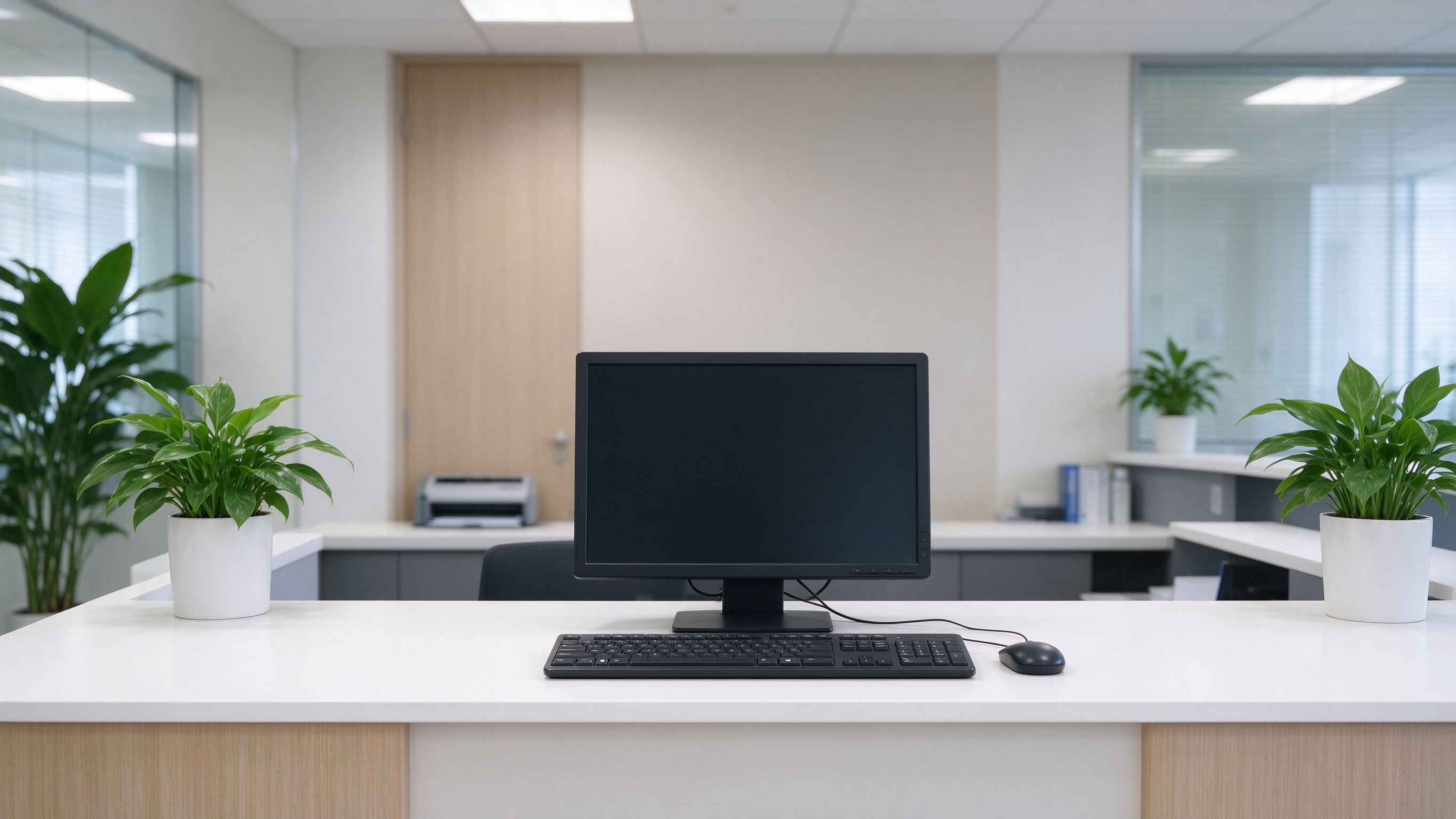 Medical clinic workstations and clinical printers