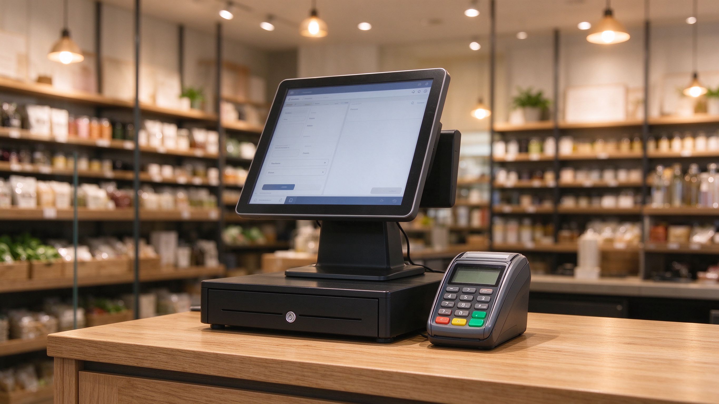 Retail point-of-sale terminal and back-office computer